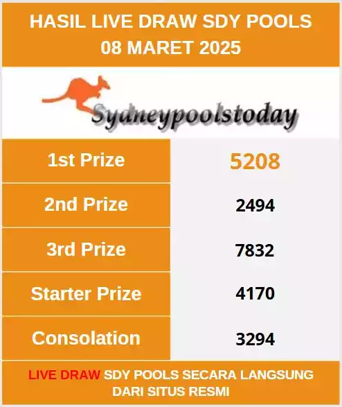 Live Draw Sdy 8 Maret 2025